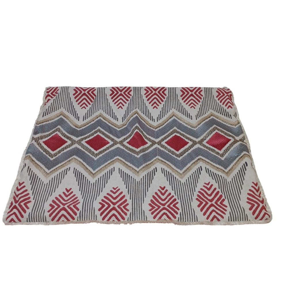 Eastern‎ Accents Joaquin Standard Pillow Shams Set 2 Block Print Designer Luxury